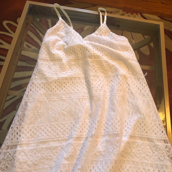 Charlotte Russe white long dress - Picture 2 of 8